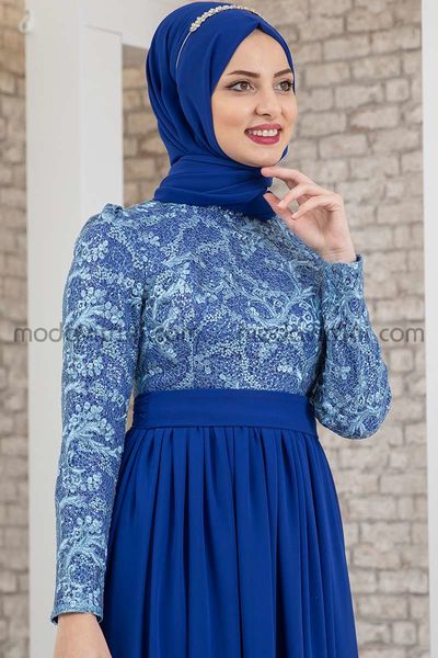 Ayda Evening Dress - Saxe - FSC2021