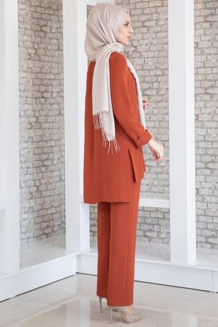 Ayda Suit - Aerobin Fabric - Brick - FSC2030 - Thumbnail