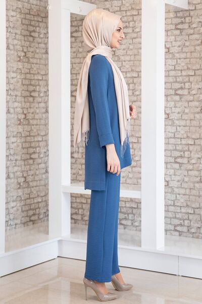 Ayda Suit - Aerobin Fabric - Indigo - FSC2030