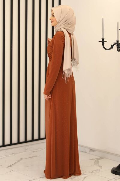 Ayla Abiye Kiremit - Fashion Showcase Design - FSC3011