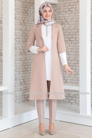 Costume Trois Pièces - Détaillé - Vison- MDV1097 