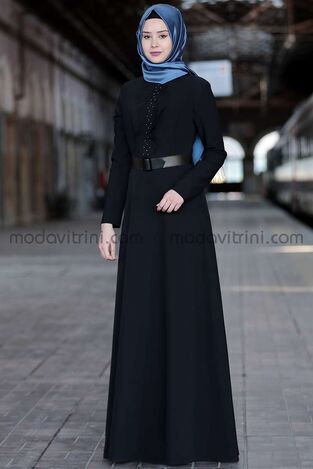 Ela Dress - Black - SFN1004 - Thumbnail