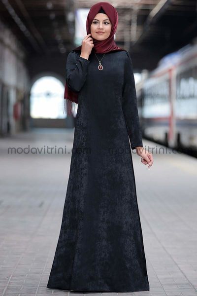 Esin Dress - Velvet - Black - SRT1099