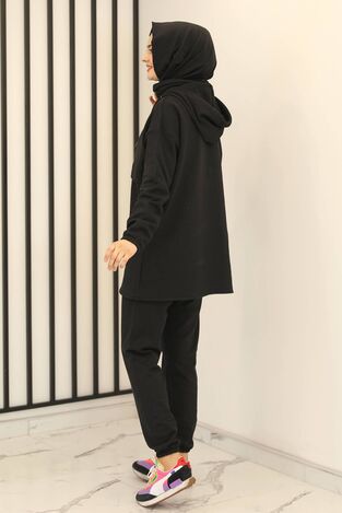 İlk Eşofman Takım Siyah - Fashion Showcase Design - FSC2160 - Thumbnail