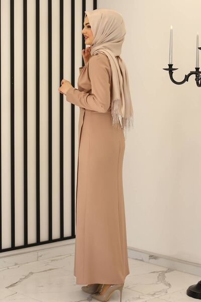 Kruvaze Elbise Vizon - Fashion Showcase Design - FSC2159