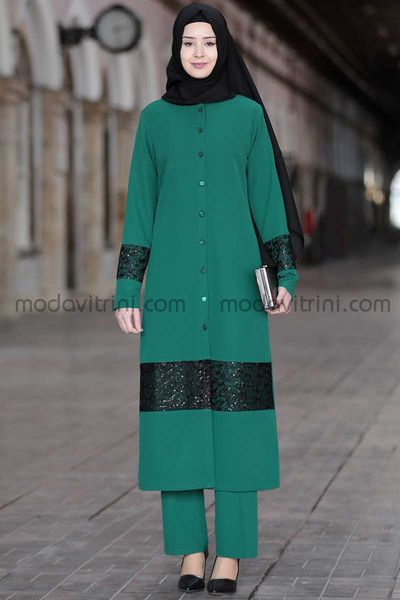 Narin Suit - Two Pieces - Emerald - SFN1000