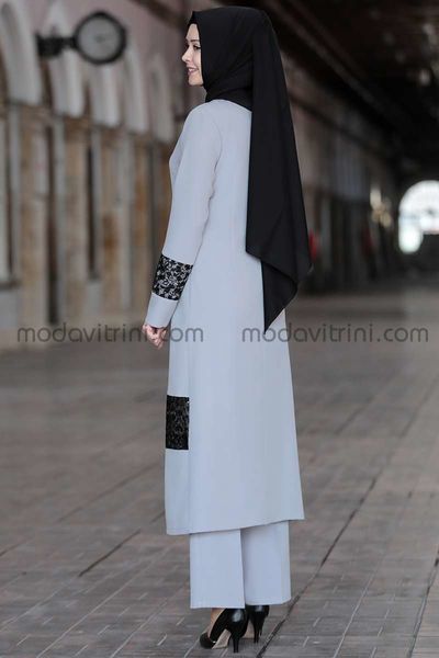 Narin Suit - Two Pieces - Grey - SFN1000