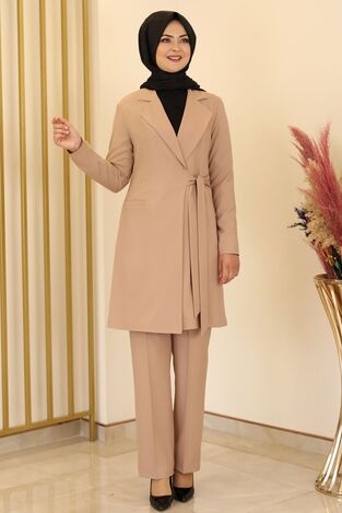 Sofya İkili Takım Camel - Fashion Showcase Design - FSC2154 - Thumbnail