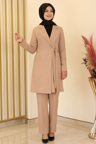 Sofya İkili Takım Camel - Fashion Showcase Design - FSC2154