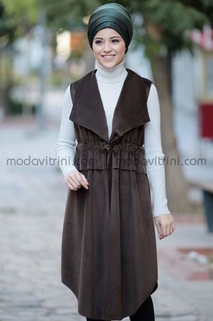 Vest - Brown Color - Dresslife - Thumbnail